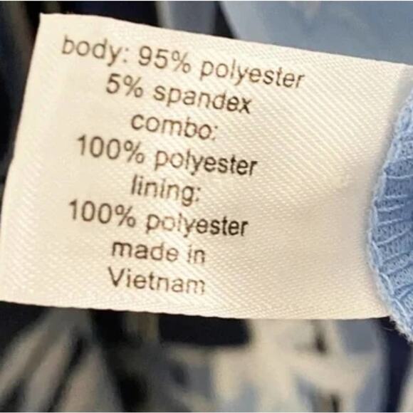 LANE BRYANT BLUE striped, floral faux wrap MAXI DRESS plus SIZE‎ 26 - Picture 10 of 11